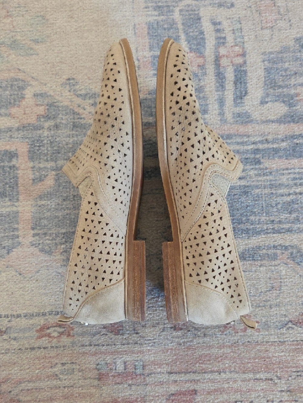 Nurture by Lamaze Taupe Perforated Slip-On Loafers